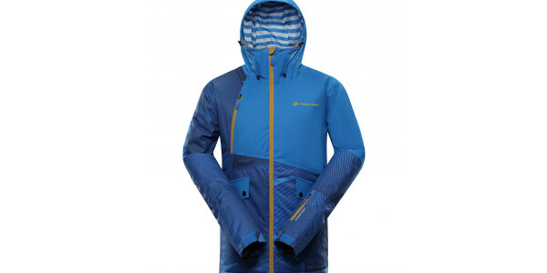 ALPINE PRO MAKER Pánska lyžiarska bunda MJCP373674 Blue aster M