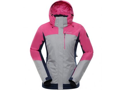 ALPINE PRO SARDARA 3 Dámska lyžiarska bunda LJCP352407 carmine rose L