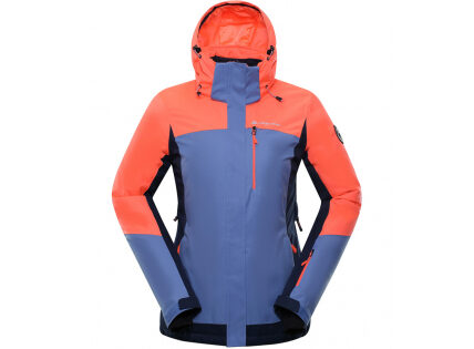 ALPINE PRO SARDARA 3 Dámska lyžiarska bunda LJCP352341 Neón coral XL