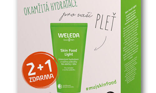 Weleda Darčeková sada hydratačného a vyživujúceho krému Skin Food Light 3 x 75 ml