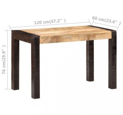 Jedálenský stôl masívne drevo Dekorhome 120x60x76 cm,Jedálenský stôl masívne drevo Dekorhome 120x60x76 cm