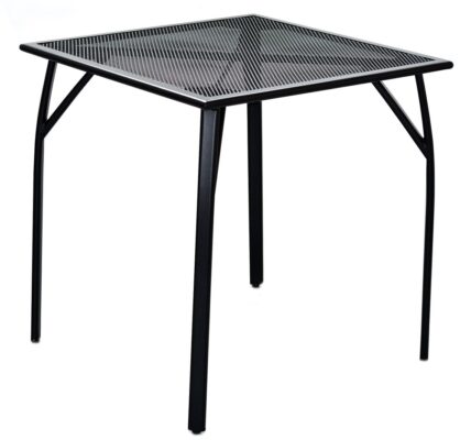 Záhradný stôl ZWMT čierny kov 70x70x72 cm,Záhradný stôl ZWMT čierny kov 70x70x72 cm