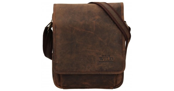 Pánská taška přes rameno Always Wild Marlen – hnedá
