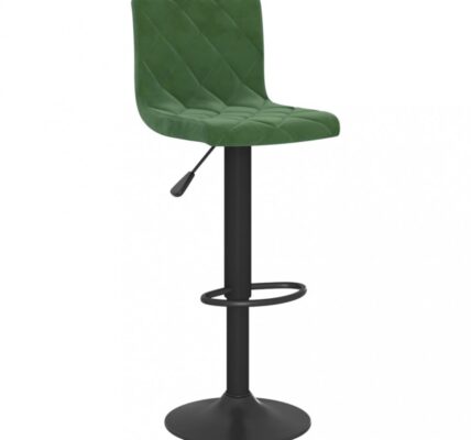 Barová stolička zamat / kov Dekorhome Tmavo zelená,Barová stolička zamat / kov Dekorhome Tmavo zelená