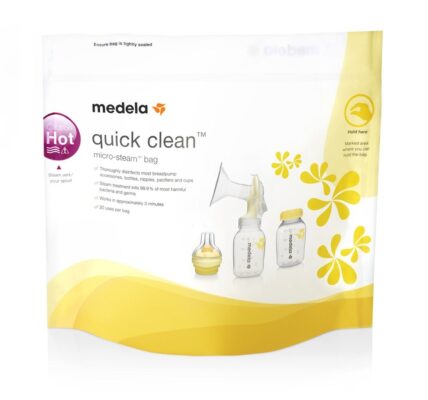 MEDELA Quick Clean – Vrecká na čistenie v mikrovlnnej rúre 20 ks