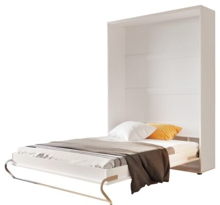 Sconto Posteľ CONCEPT PRO CP-03 biela vysoký lesk, 90×200 cm