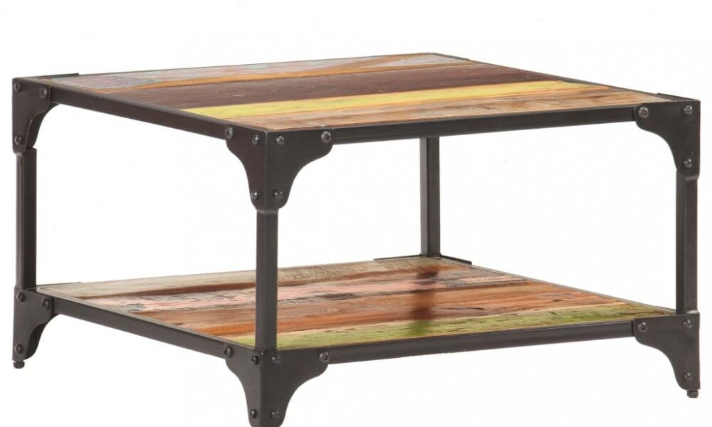 Konferenčný stolík  drevo / kov Dekorhome Recyklované drevo,Konferenčný stolík  drevo / kov Dekorhome Recyklované drevo