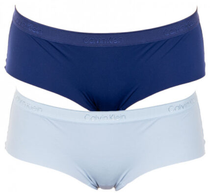 2PACK dámske nohavičky Calvin Klein modré (QD3696E-AAN) XS