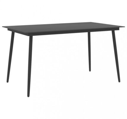 Záhradný stôl 150 x 90 cm čierna Dekorhome – POSLEDNÝ KUS,Záhradný stôl 150 x 90 cm čierna Dekorhome – POSLEDNÝ KUS