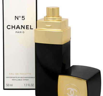 Chanel No. 5 – EDT (plnitelná) – SLEVA – bez celofánu, chybí cca 1 ml 50 ml