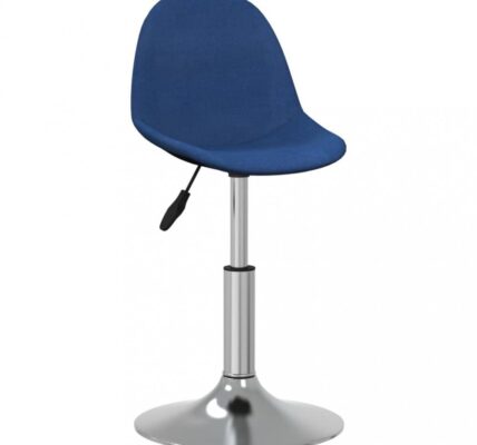 Barová stolička látka / kov Dekorhome Modrá,Barová stolička látka / kov Dekorhome Modrá