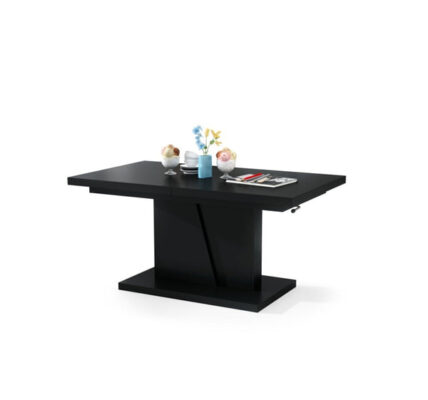Konferenčný stolík rozkladací Flox (čierna)