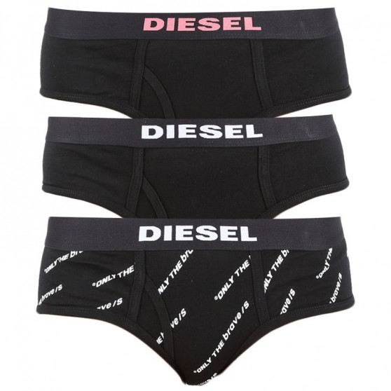 3PACK dámske nohavičky Diesel čierne (00SQZS-0DCAG-E4101) XS