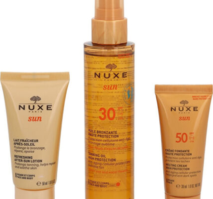 Nuxe Cestovná sada kozmetickej starostlivosti na opaľovanie Travel With Nuxe Sun Set 230 ml