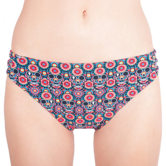 Dámske plavky 69SLAM nohavičky mini short flower skull XS