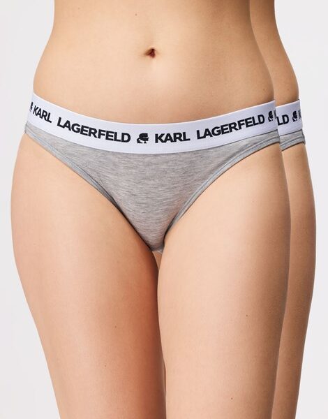 2 PACK klasických nohavičiek Karl Lagerfeld Logo Brief
