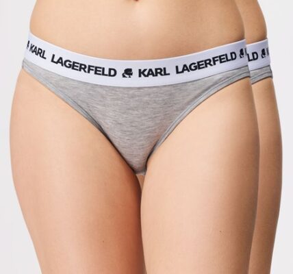 2 PACK klasických nohavičiek Karl Lagerfeld Logo Brief