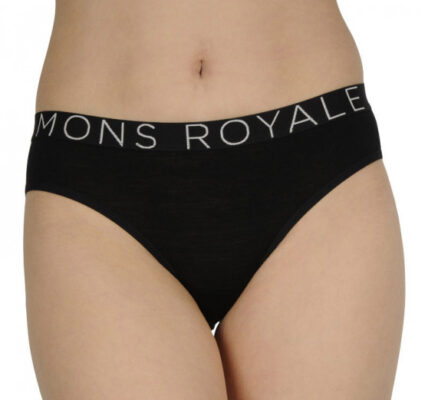 Dámske nohavičky Mons Royale merino čierne (100044-1149-001) XS