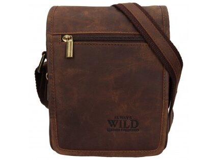 Pánska taška cez rameno Always Wild Vilden – hnedá