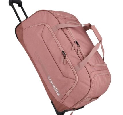 Travelite Cestovní taška na kolečkách Kick Off XL Rosé 120 l