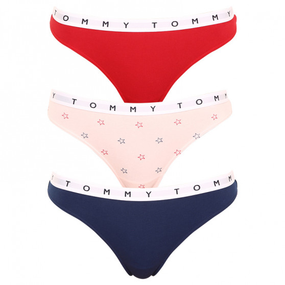 3PACK dámska tangá Tommy Hilfiger viacfarebná (UW0UW02521 0XW) S