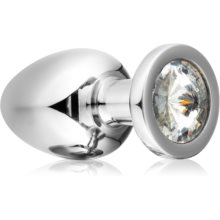 Sextreme Diamond Butt Plug S análny kolík Silver 6 cm