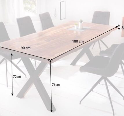 Jedálenský stôl ATLAS Dekorhome 180x90x76 cm,Jedálenský stôl ATLAS Dekorhome 180x90x76 cm