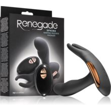 NS Novelties Renegade Sphinx Prostate Massager análny kolík pre mužov Black 13 cm