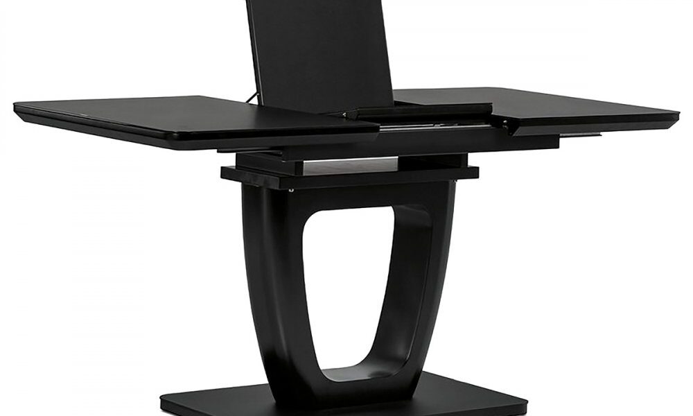 Jedálenský stôl rozkladací HT-430 Čierna,Jedálenský stôl rozkladací HT-430 Čierna