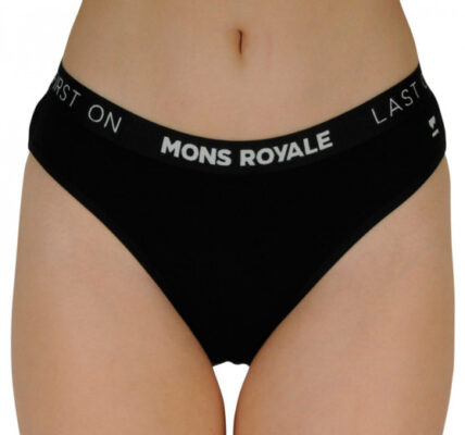 Dámske nohavičky Mons Royale merino čierne (100044-1169-001) XL