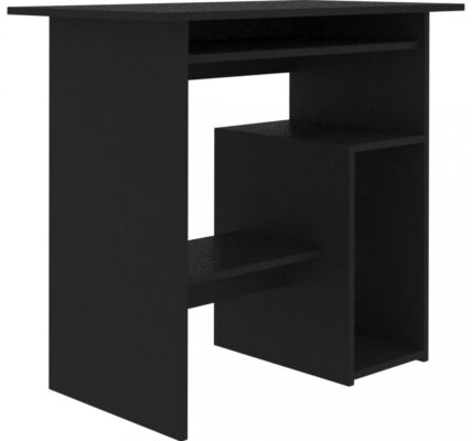 Počítačový stôl 80×45 cm Dekorhome Čierna,Počítačový stôl 80×45 cm Dekorhome Čierna