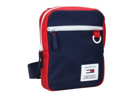 Pánska taška cez rameno Tommy Hilfiger Jeans Sport – čierno-červená