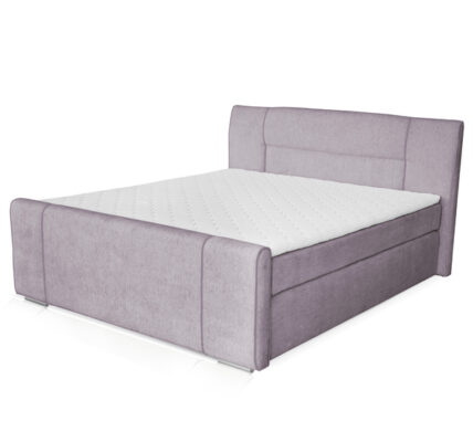 Sconto Posteľ boxspring VIRGINIA svetlofialová, 180×200 cm