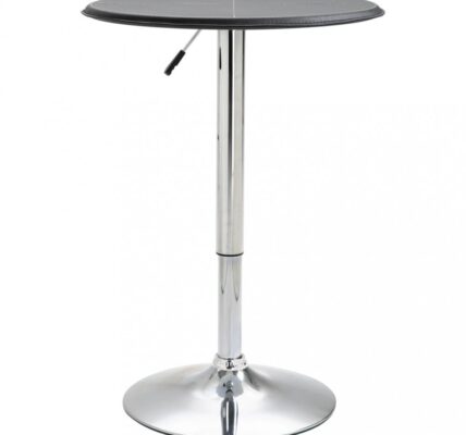 Barový stôl Ø 60 cm Dekorhome Čierna,Barový stôl Ø 60 cm Dekorhome Čierna