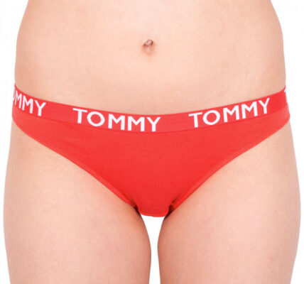 Dámske nohavičky Tommy Hilfiger červené (UW0UW00720 615) S
