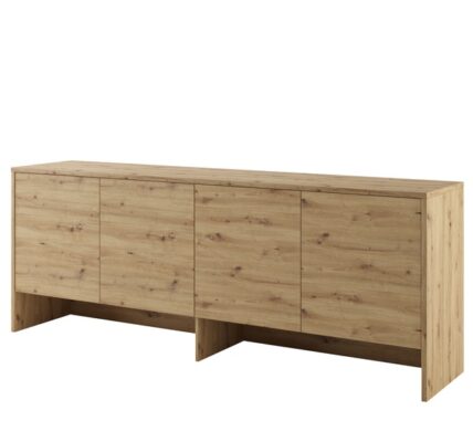 Sconto Policový nadstavec k posteli BED CONCEPT 120H dub artisan, 120×200 cm