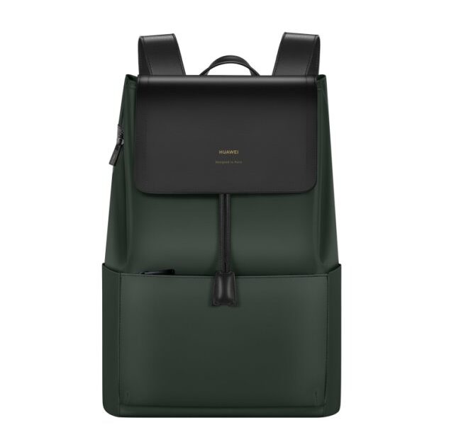 Elegantný kožený batoh Huawei, black 51994723