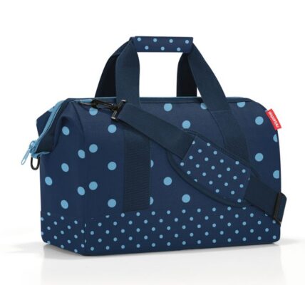 Reisenthel Cestovní taška Allrounder M Mixed Dots Blue 18 l