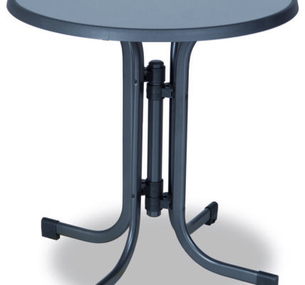 Záhradný stôl skladacie PIZARRA kov / sevelit ø 70×73 cm,Záhradný stôl skladacie PIZARRA kov / sevelit ø 70×73 cm
