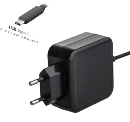 Univerzálny USB-C napájací adaptér 65W Akyga AK-ND-70