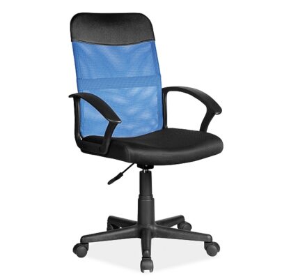 Kancelárska stolička Q-025 Modrá,Kancelárska stolička Q-025 Modrá