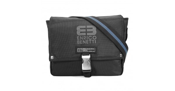 Pánska taška cez ramno Enrico Benetti Gerett – čierna