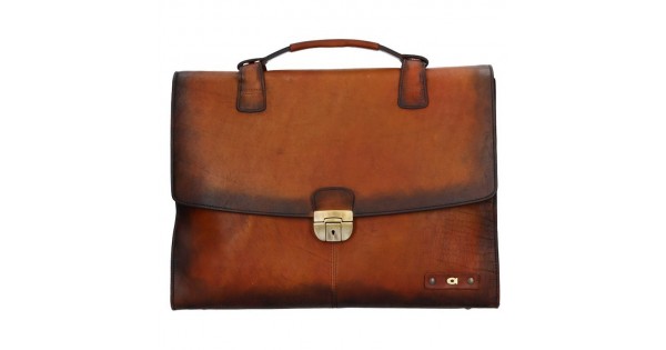 Luxusná pánska kožená taška Daag ALIVE 32 – hnedá