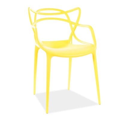 Jedálenská stolička TOBY Žltá,Jedálenská stolička TOBY Žltá