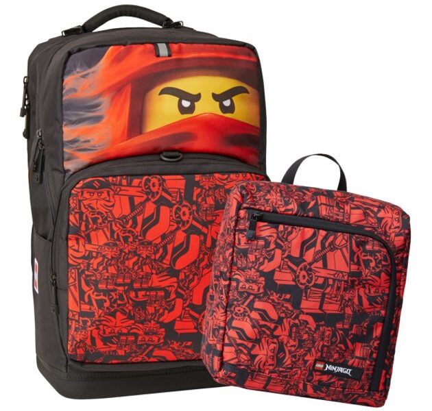 LEGO Školní batoh Ninjago Red Maxi Plus 23 l