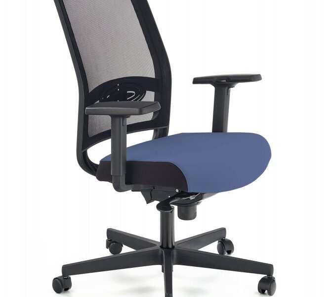 Kancelárska stolička GULIETTA látka / sieťovina / plast Modrá,Kancelárska stolička GULIETTA látka / sieťovina / plast Modrá