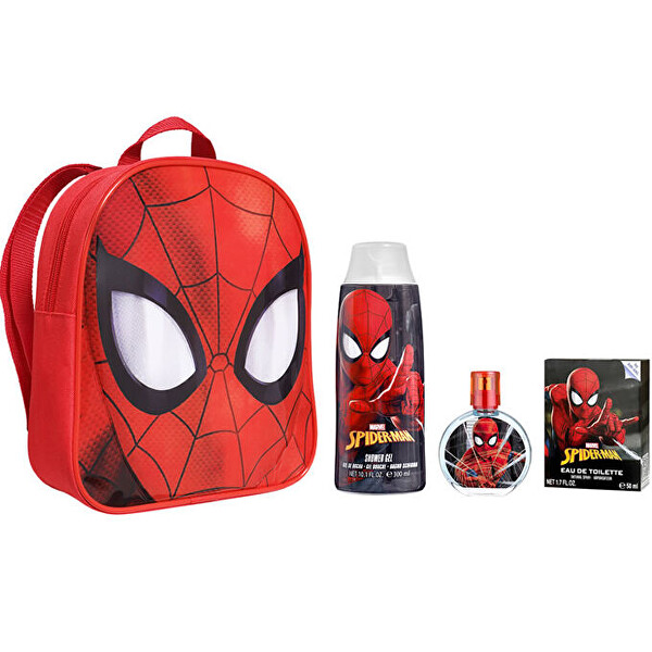 EP Line Spiderman – EDT 50 ml + sprchový gel 300 + batoh