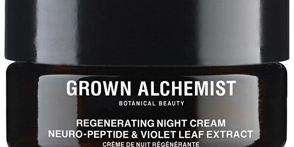 Grown Alchemist Regeneračný nočný krém Neuro -Peptide & Violet Leaf Extract (Regenerating Night Cream) 40 ml