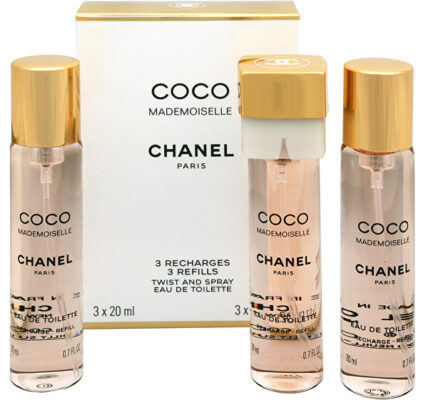 Chanel Coco Mademoiselle – EDT náplň (3 x 20 ml) 60 ml