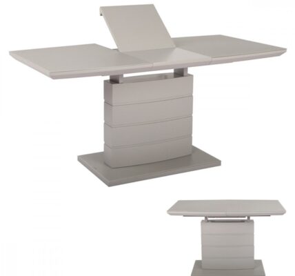 Rozkladací jedálenský stôl HT-420 Sivá,Rozkladací jedálenský stôl HT-420 Sivá